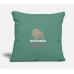 Water Bear Works Well Under Pressure Cypress Green Pillow